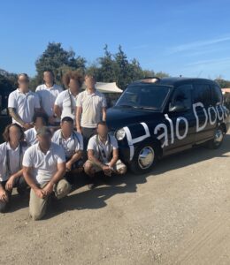 Halo Dogs team at our Enfield training and daycare campus in North London