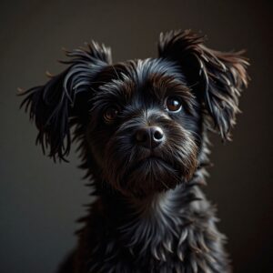 Affenpinscher resting comfortably at Halo Dogs luxury dog hotel