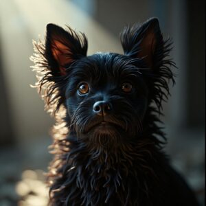 Affenpinscher being groomed at Halo Dogs dog hotel in London