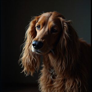 Afghan Hound during a luxury stay at Halo Dogs dog day care