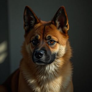 Akita playing at Halo Dogs day care