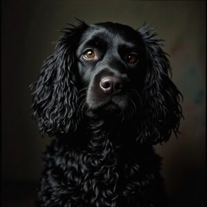 American Cocker Spaniel playing in the secure outdoor fields at Halo Dogs daycare