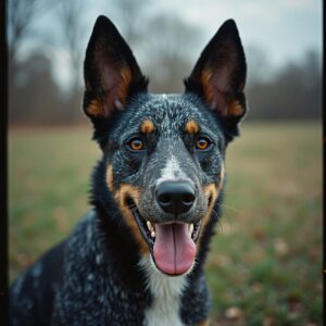 Australian Cattle Dog enjoying outdoor playtime at Halo Dogs