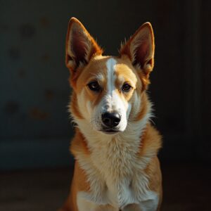 Australian Cattle Dog enjoying agility course at Halo Dogs
