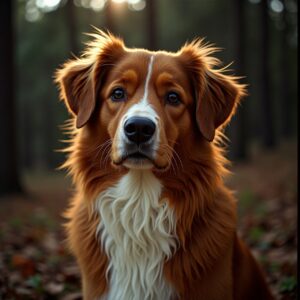 Australian Shepherd resting after play at Halo Dogs