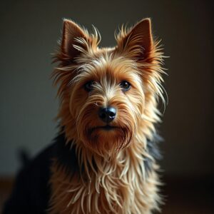 Australian Silky Terrier playing at Halo Dogs dog day care