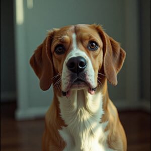 Beagle relaxing at Halo Dogs' luxury countryside dog hotel