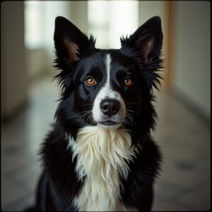 Border Collie enjoying grooming and care at Halo Dogs' luxury dog hotel