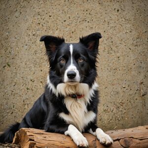 Border Collie exploring the fields of Halo Dogs countryside estate