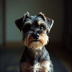 Happy Miniature Schnauzer playing at Halo Dogs — London's trusted dog daycare and boarding resort