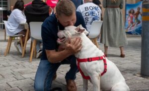 Shaun Dollamore said Tilly had a gentle heart and was thriving in her new home